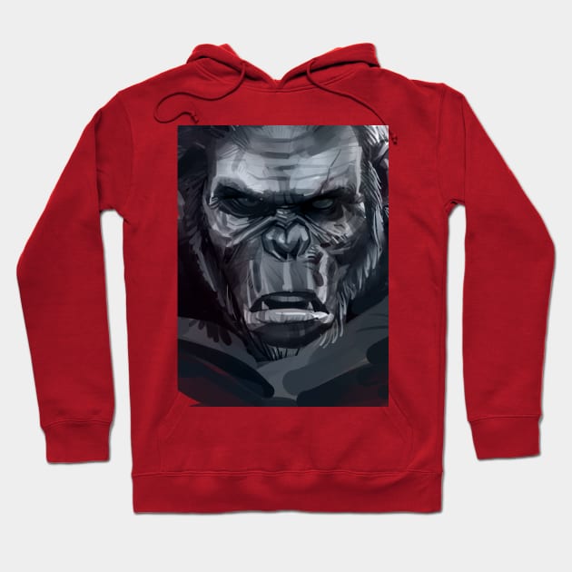 Dawn of the Planet of the Apes Koba Hoodie by mangbo